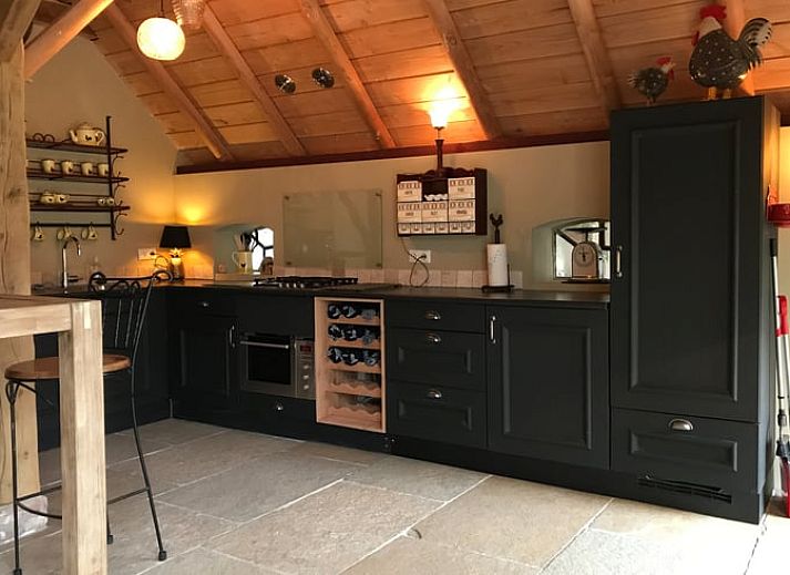 Charmantes Ferienhaus Cottage in Oene in Veluwe, Gelderland, mit authentischer Backsteinfassade und laendlicher Atmosphaere.