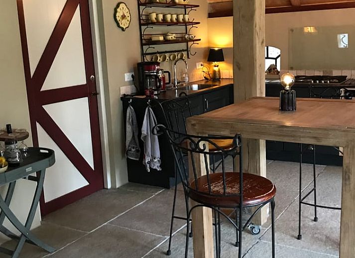 Charmantes Ferienhaus Cottage in Oene in Veluwe, Gelderland, mit authentischer Backsteinfassade und laendlicher Atmosphaere.