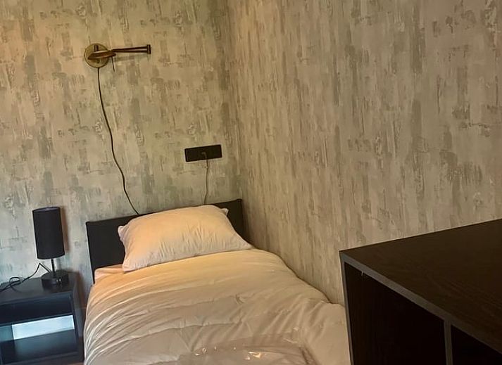 Voorzijde van Vakantiehuis in Barneveld, Veluwe, Gelderland met mooie architectuur.