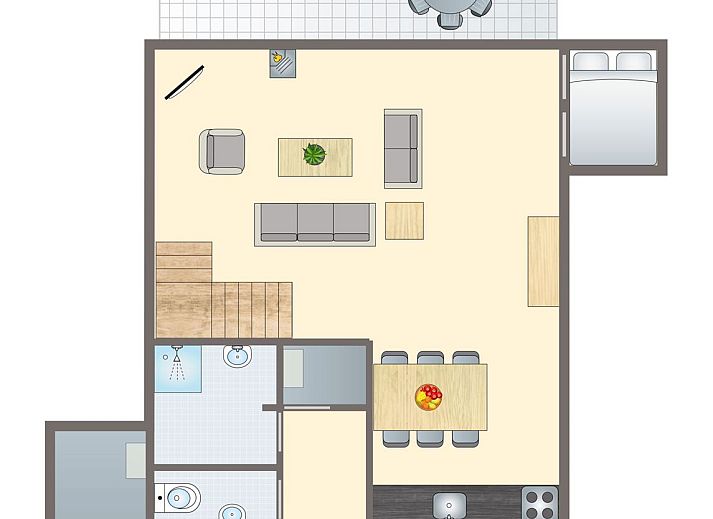 Unterkunft 3413173 - Bungalow Noordwest Groningen - Natuurdorp Suyderoogh | 6-persoons kinderbungalow | 6CK