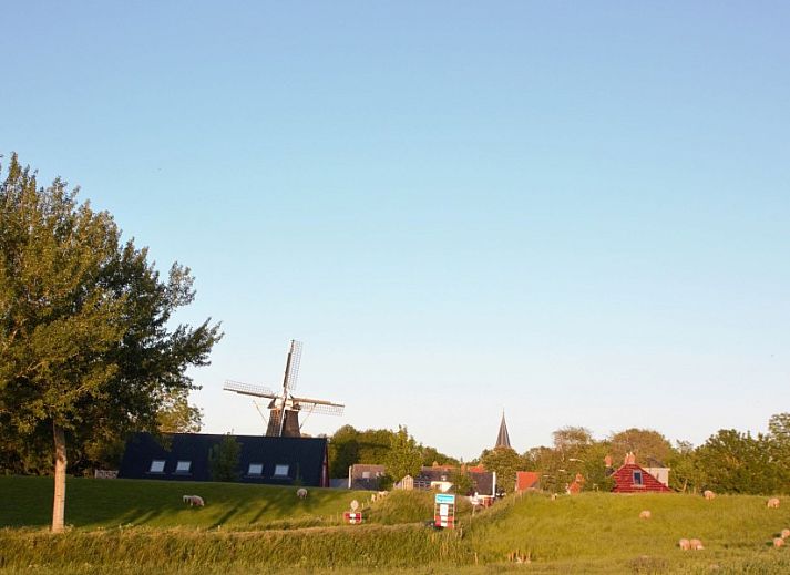 Gemuetliche Sitzecke im Ferienhaus mit Sauna in Vierhuizen, Groningen.