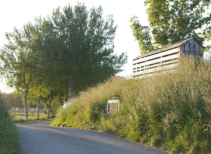 Gemuetliche Sitzecke im Ferienhaus mit Sauna in Vierhuizen, Groningen.