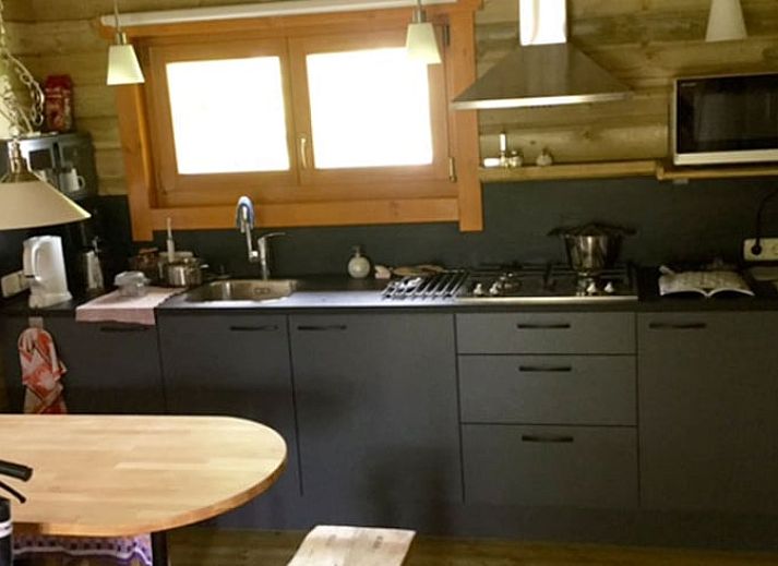 Vacation cottage in Zoutkamp surrounded by winter nature in Northwest Groningen.