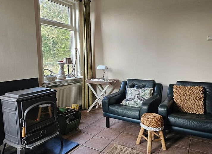 Gemuetliches Wohnzimmer in Cottage in Bellingwolde, Ferienhaus im Suedosten von Groningen.