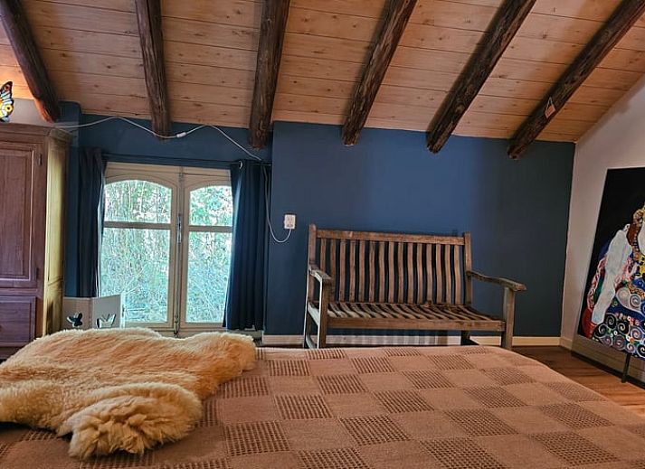 Charmante Fassade von Cottage in Bellingwolde, einem Ferienhaus im Suedosten von Groningen.