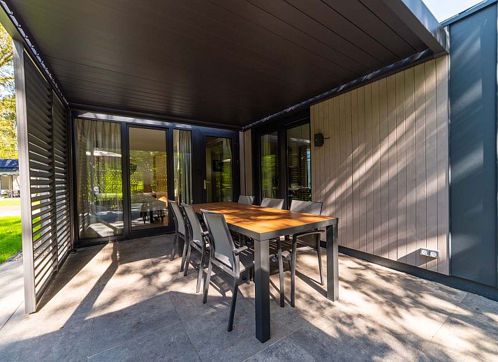 Stylish interior of Detached house in Sellingen, Southeast Groningen. Comfortable vacation home with modern furnishings and terrace.