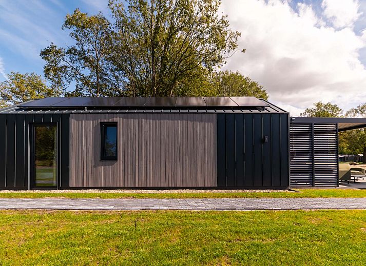 Stylish interior of Detached house in Sellingen, Southeast Groningen. Comfortable vacation home with modern furnishings and terrace.