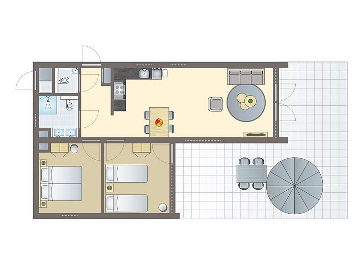Guest house 350626 - Bungalow Zuidoost Groningen - 4-persoons woning | 4C
