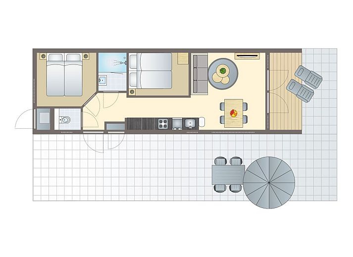Unterkunft 350637 - Bungalow Zuidoost Groningen - 4-persoons woning | 4B4