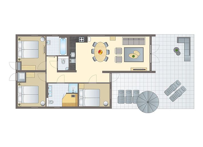 Guest house 350647 - Bungalow Zuidoost Groningen - 6-persoons woning | 6L