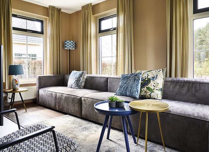 Ferienhaus Lieskehuis Wellness de Luxe 10+2 in Vlagtwedde mit grossem Garten und Trampolin, ideal fuer Familien im Suedosten von Groningen.