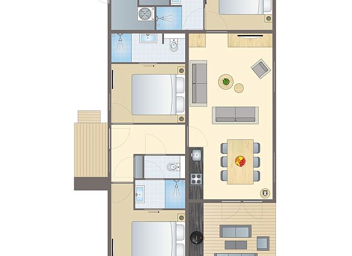 Verblijf 351320 - Bungalow Zuidoost Groningen - 6-persoons woning | 6CE