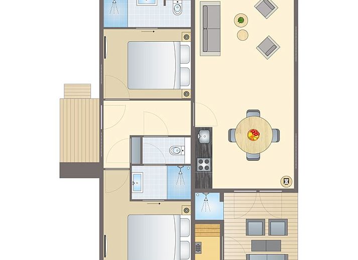 Unterkunft 351322 - Bungalow Zuidoost Groningen - 4-persoons woning | 4L