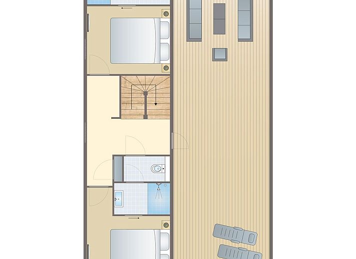 Unterkunft 351332 - Bungalow Zuidoost Groningen - 8-persoons woning | 8L