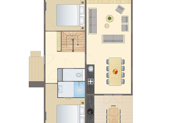 Unterkunft 351333 - Bungalow Zuidoost Groningen - 8-persoons woning | 8CE