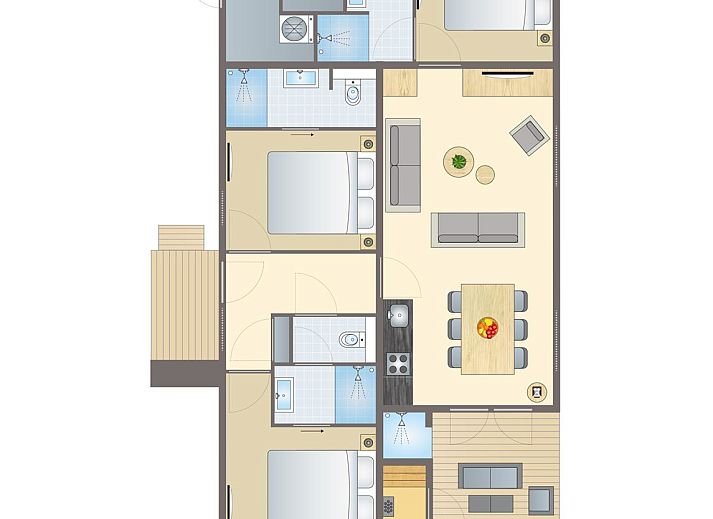 Guest house 351336 - Bungalow Zuidoost Groningen - 6-persoons woning | 6L