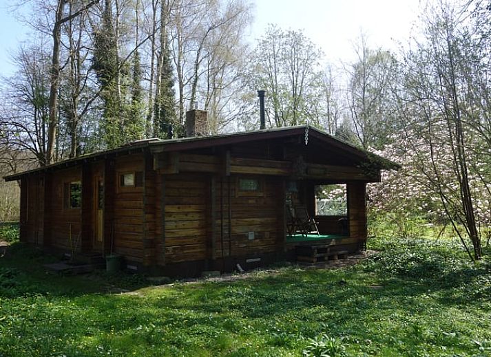 Terrace of cottage in Midwolda, located in the green nature of southeastern Groningen.