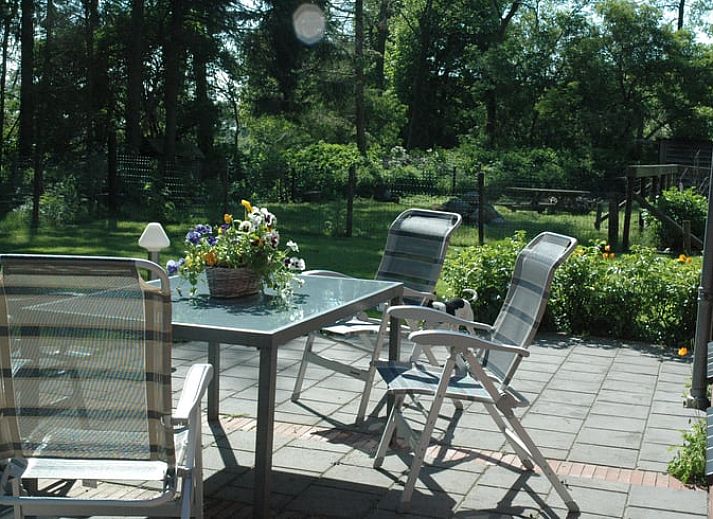 Huisje in Zevenhuizen, vakantiehuis met bloeiende tuin in Zuidwest Groningen, Groningen.