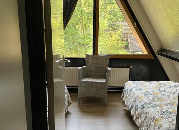 Sunny terrace at Holiday Home in Stramproy, Central Limburg overlooking the garden.