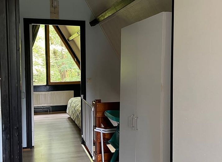 Sunny terrace at Holiday Home in Stramproy, Central Limburg overlooking the garden.