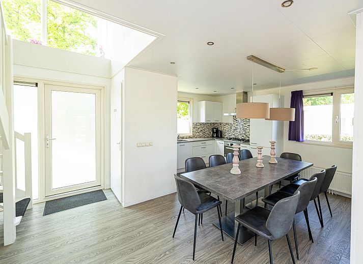 Modern exterior of Detached house in Susteren, surrounded by greenery in Central Limburg, Limburg.
