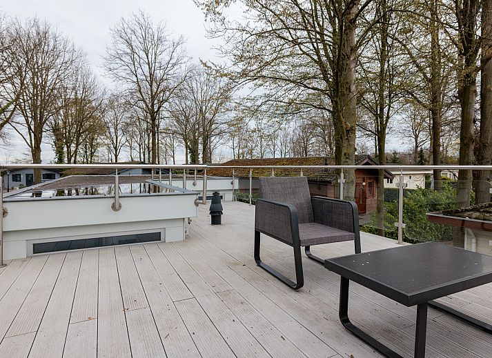 See-through from kitchen to living room in Detached house in Susteren, Central Limburg, with lots of natural light.