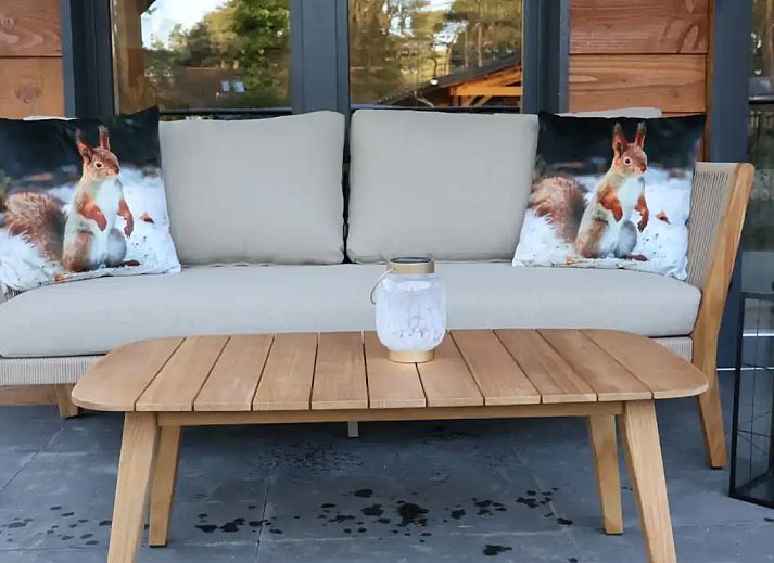 Guest house 374133 - Holiday property Midden Limburg - Luxe houten boshuisje met werkkamer