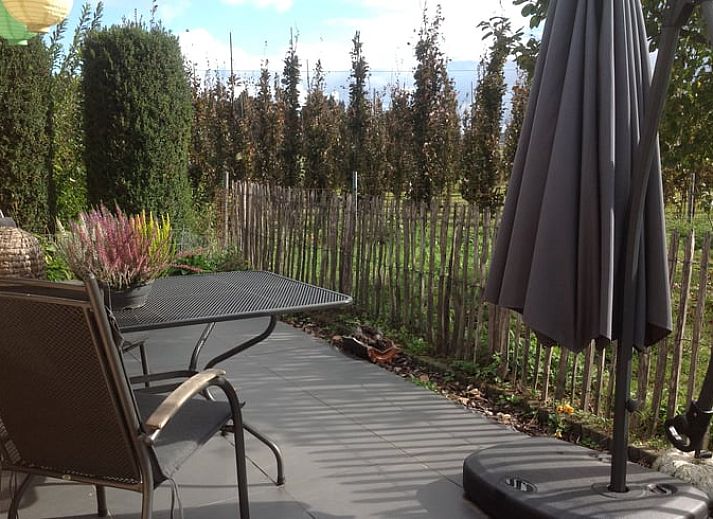 Voorzijde van Vakantiehuisje in Nederweert_Eind, een charmant vakantiehuis in Midden Limburg, Limburg.