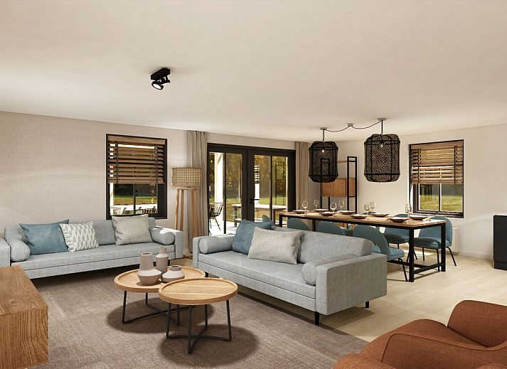 Geniet van de sauna en het terras bij de Vrijstaande woning in Thorn, een vakantiehuis in het hart van Limburg.