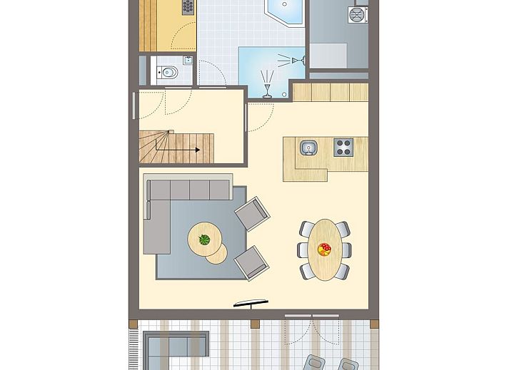 Unterkunft 380856 - Bungalow Noord Limburg - 6-persoons wellnessvilla | 6ELW