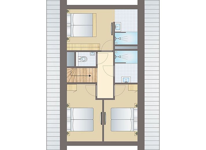 Unterkunft 380856 - Bungalow Noord Limburg - 6-persoons wellnessvilla | 6ELW