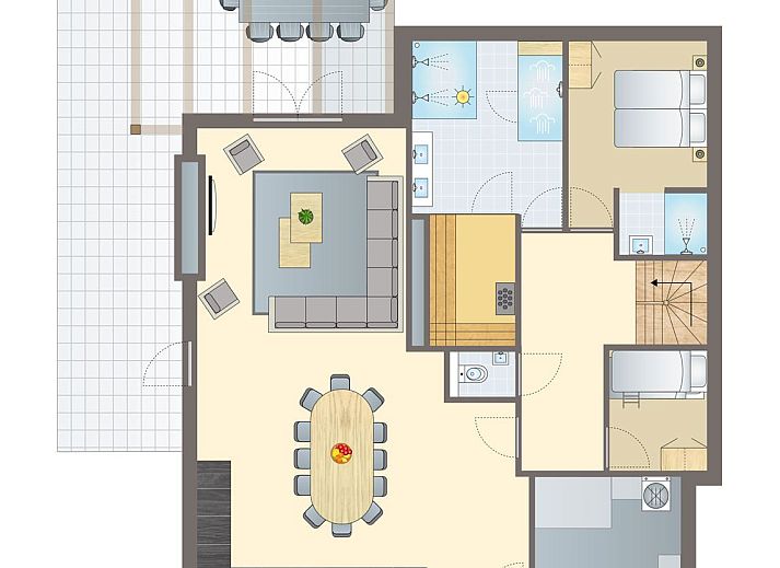 Unterkunft 380862 - Bungalow Noord Limburg - 12-persoons wellnessvilla | 12ELW