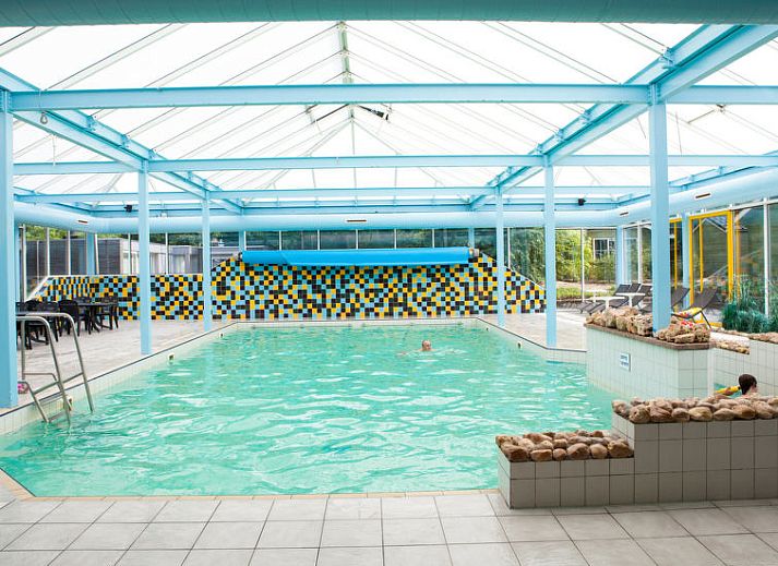 Comfortabele slaapkamer in Vakantiehuis Cube Exclusif 4, Belfeld, Noord Limburg, met stijlvol interieur.