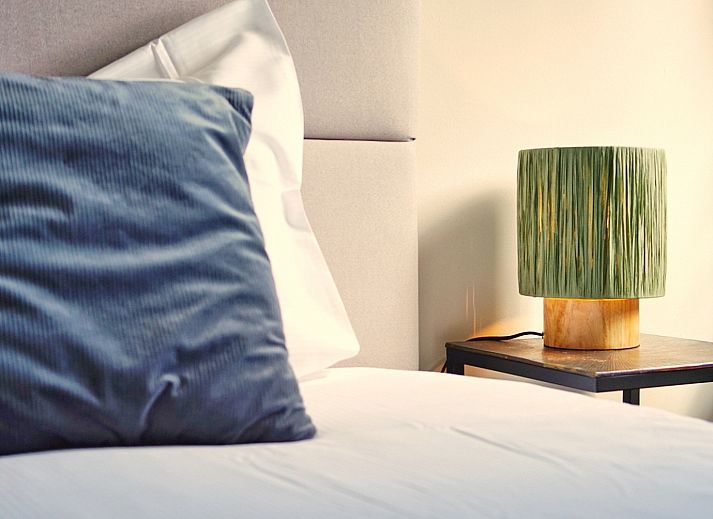 Attractive bedroom in vacation home L185, Baarlo, North Limburg with modern interior and lots of natural light.