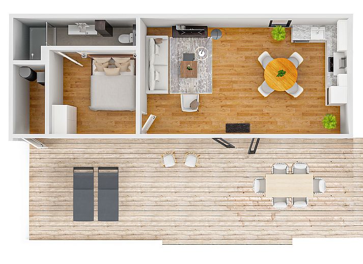 Verblijf 384010 - Vakantiewoning Noord Limburg - Bos Cube | 2 personen