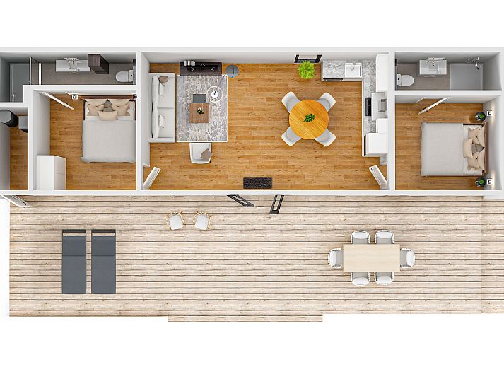 Unterkunft 384018 - Ferienhaus Noord Limburg - Bos Cube | 4 personen