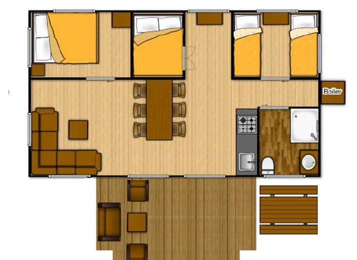 Unterkunft 384019 - Ferienhaus Noord Limburg - Glampinglodge | 8 personen