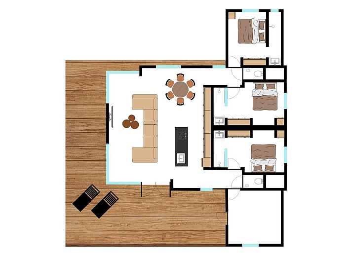 Unterkunft 384033 - Ferienhaus Noord Limburg - Bos Lodge Deluxe | 6 personen