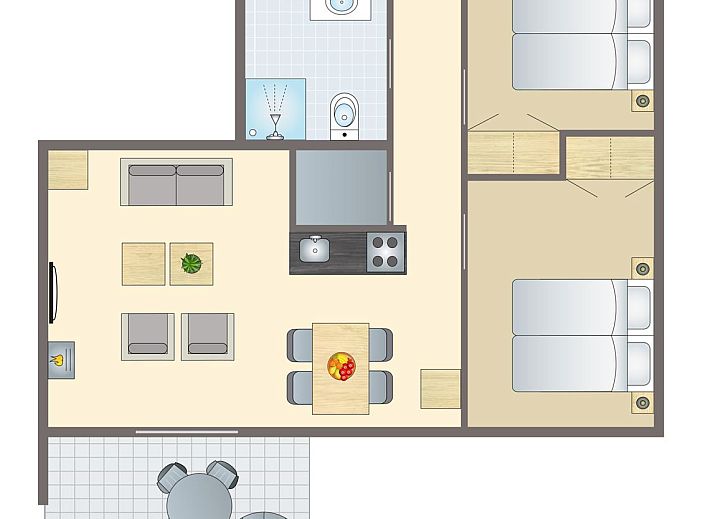 Unterkunft 384737 - Bungalow Noord Limburg - De Lommerbergen | 4-persoons bungalow | 4B3