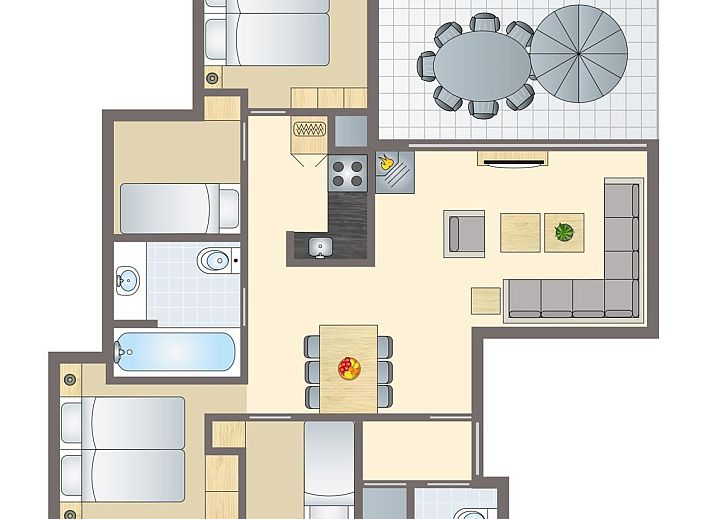 Guest house 384744 - Bungalow Noord Limburg - De Lommerbergen | 6-persoons bungalow | 6C