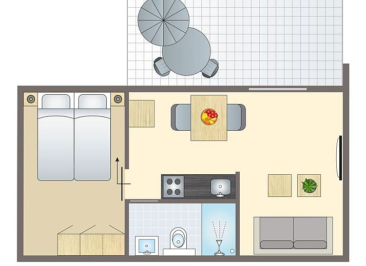 Guest house 384749 - Bungalow Noord Limburg - De Lommerbergen | 2-persoons bungalow | 2B1