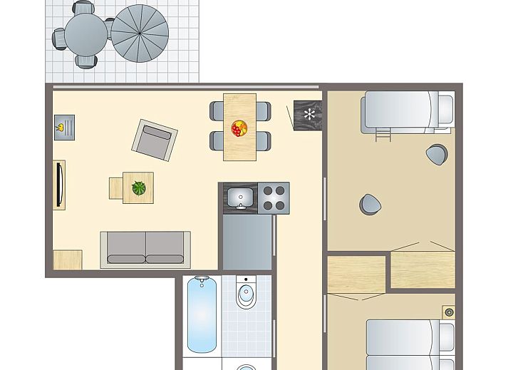 Guest house 384750 - Bungalow Noord Limburg - De Lommerbergen | 4-persoons kinderbungalow | 4CK1