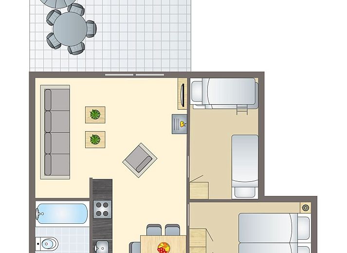 Guest house 384752 - Bungalow Noord Limburg - De Lommerbergen | 5-persoons bungalow | 5B