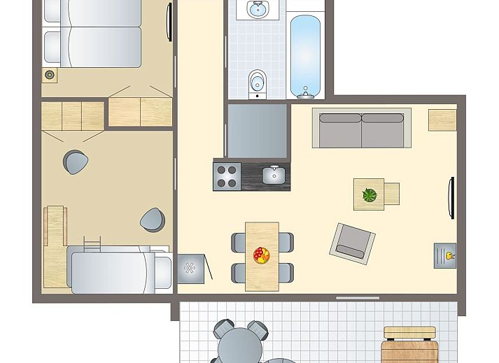 Guest house 384753 - Bungalow Noord Limburg - De Lommerbergen | 4-persoons kinderbungalow | 4CK2