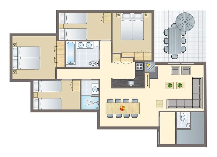 Guest house 384754 - Bungalow Noord Limburg - De Lommerbergen | 8-persoons bungalow | 8B