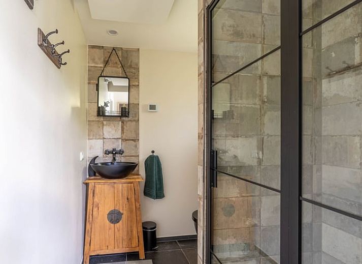 Eingang zum Huisje in Merselo, Ferienhaus in Nord-Limburg mit einladendem Garten.