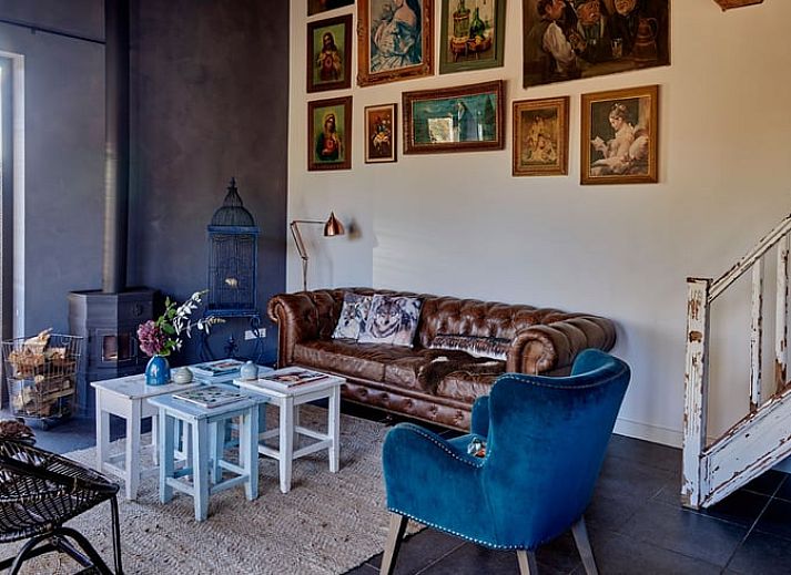 Sfeervolle slaapkamer in Vakantiehuisje in Sevenum, een gezellige vakantiewoning in Noord Limburg.