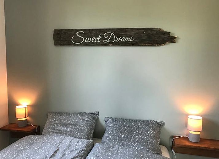 Ingang van Vakantiehuis in Sevenum met logo, gelegen in Noord Limburg, Limburg.