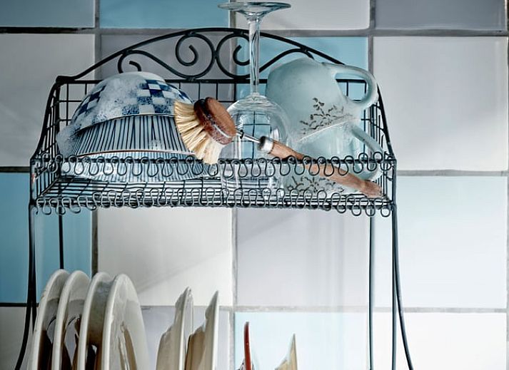 Stijlvolle eetkamer in vakantiehuis Huisje in Sevenum, Noord Limburg.