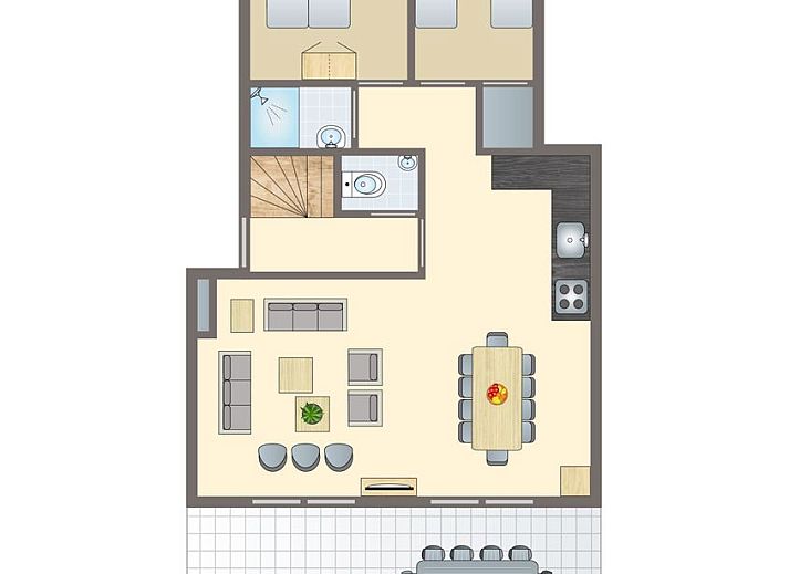 Guest house 385228 - Bungalow Noord Limburg - Domein De Schatberg | 10-persoons bungalow | 10L